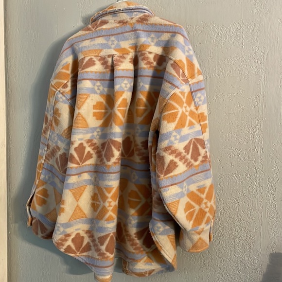 NWT Free People Ruby Jacquard Printed Fleece Jacket - Picture 9 of 10